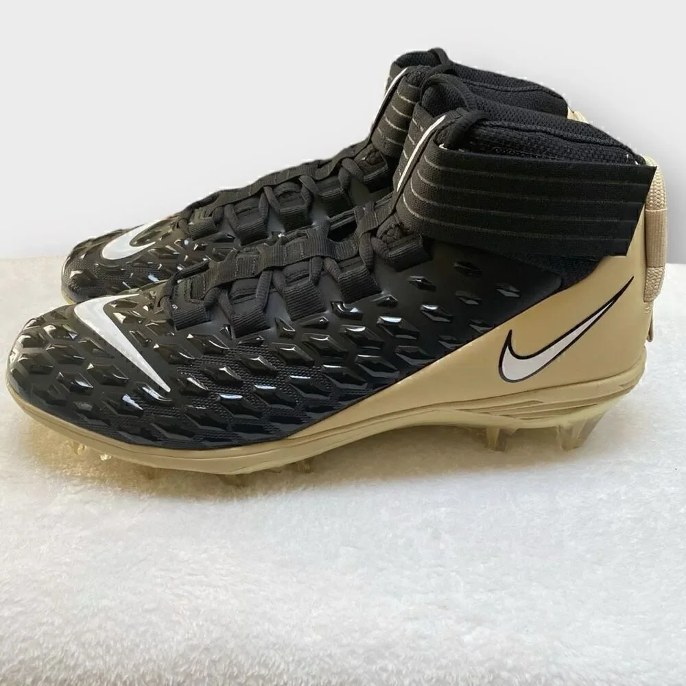 Nike Force Savage Pro 2 New Orleans Saints PE Black/Tan BV3969-013 Mens 12 Rare